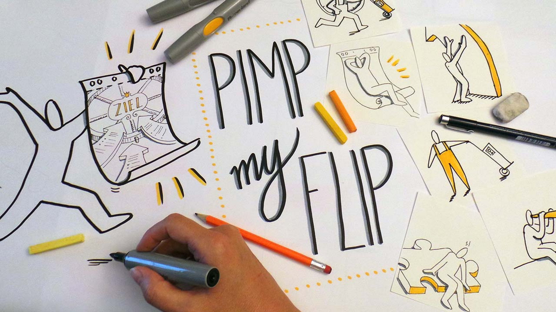Pimp my Flip – professionell visualisieren (Basis), Bild, image, skilltrainer, kv business school zürich, foto