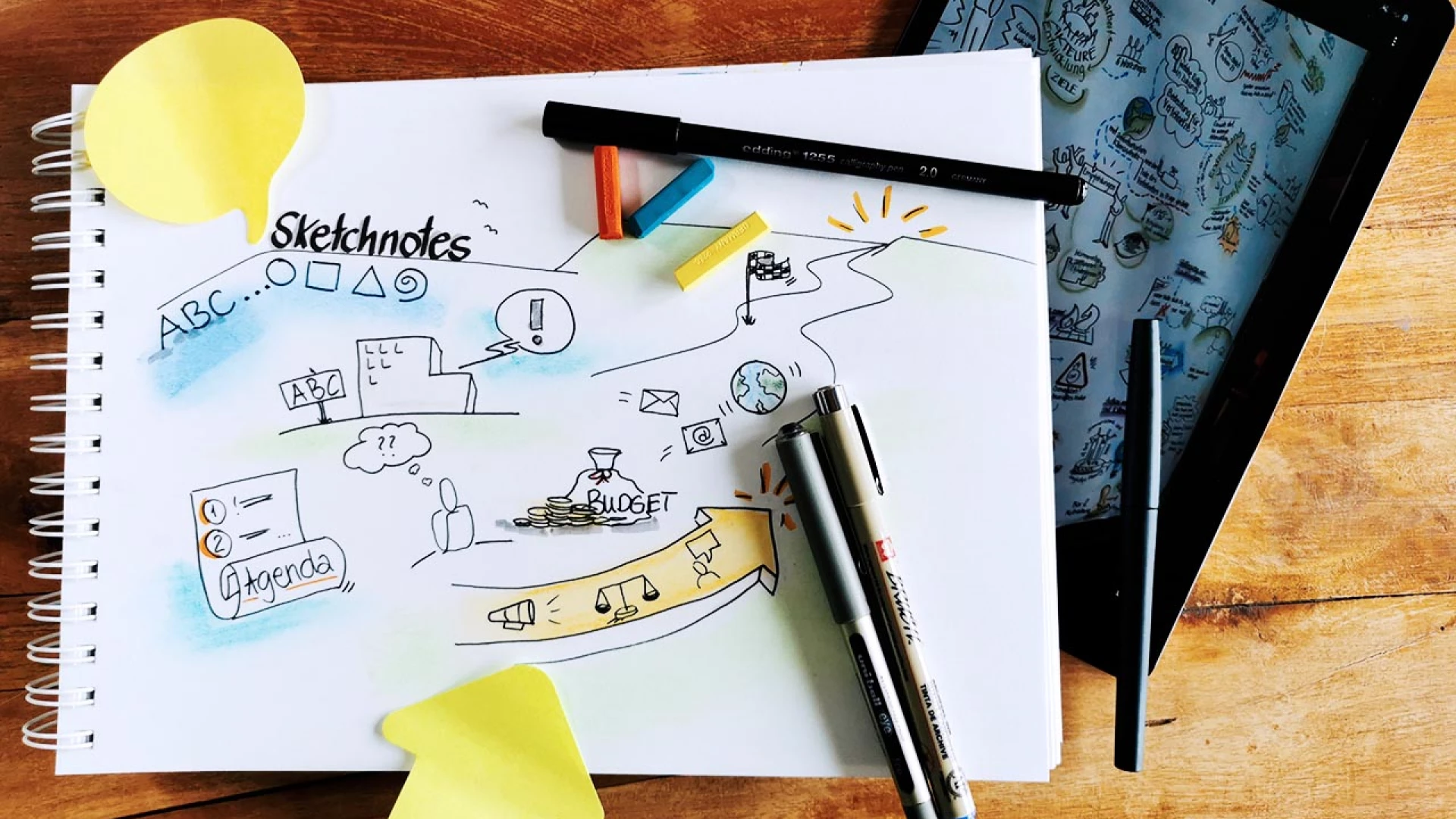 Sketchnoting - visuelle Sprache 